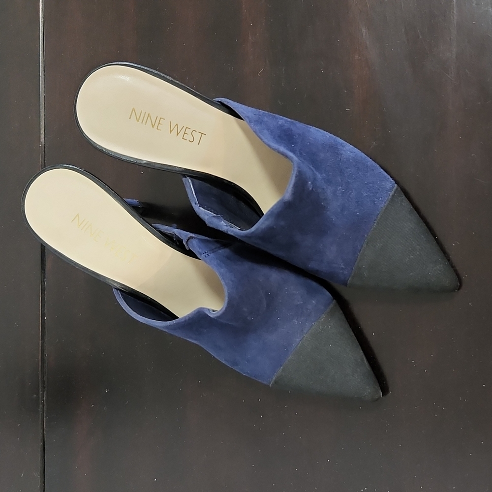 Nine West slip-in heels